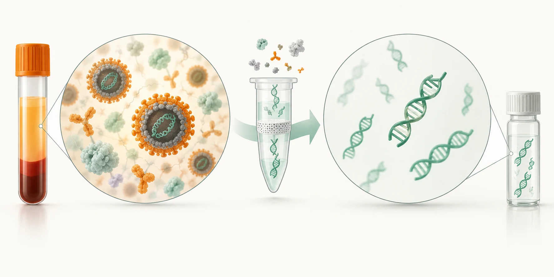Plasma and purified HBV DNA are different starting materials