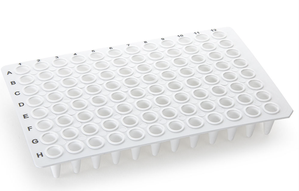 [CP802020] - PCR Plate,  96-well, 0.1 mL, Non-skirt, White, Lettering