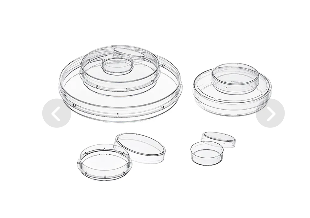 [CP816110] Petri Dishes, 90 mm, with vent, Sterile, 20 Pcs/Pk, 25 Pks/Cs