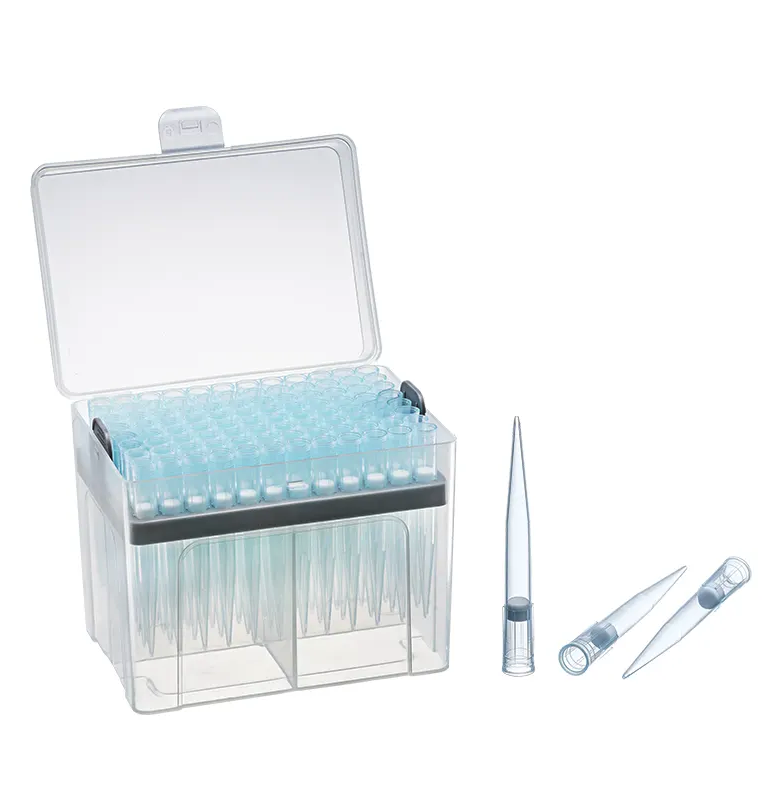 Pipette Tips, 1,250 μL, Blue, Rack Packed, Sterile