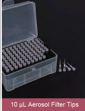 Pipette Tips, 10 μL, Clear, Rack Packed, Sterile