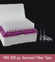 [CP8600309C] Pipet Tips, RN, 300 μL, Filter, Low Retention, Clear, Rack, Sterile