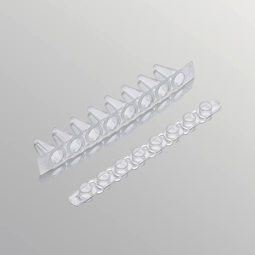 [CP802005-01] [CP802005-01] - PCR 8-Strip Tube, 0.1 mL, with Flat Cap, Clear, Non-sterile