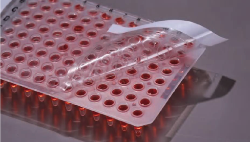 [CP802021B03] PCR Sealing Film, Clear, Pressure-Sensitive, Pierce able, 80 mm