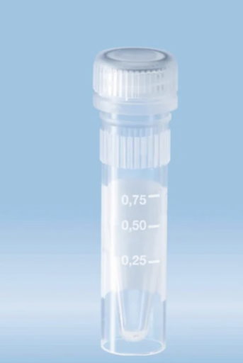 [CP801323] [CP801323] Screw Cap Micro Tubes, 1,500 μL, S Type, Assembled Cap, Conical Bottom, Skirted