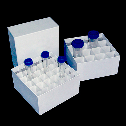 [BL90-1536] [BL90-1536] Cryoking Cardboard, Superior White Freezer box for 15ml tubes