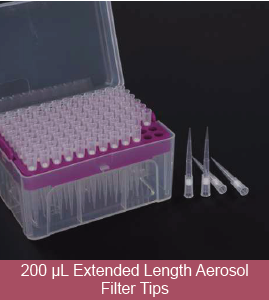 Pipette Tips, 200 μL, Rack Packed, Sterile